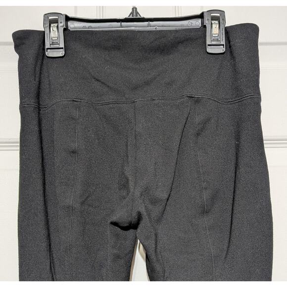 White House Black Market Pants Small Black Pull On Stretch Straight Leg Leggings - Picture 7 of 9